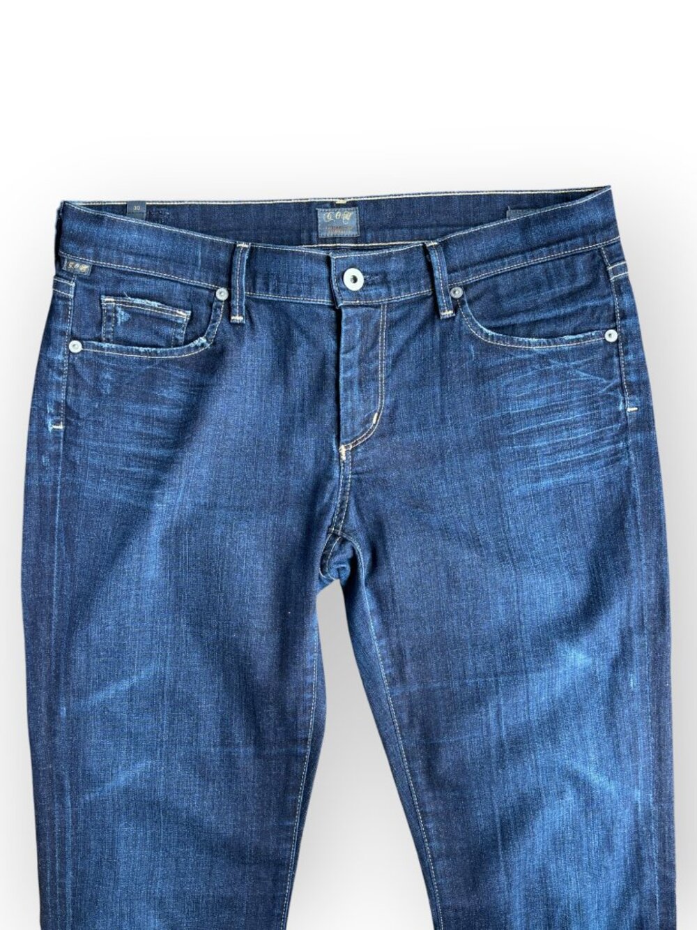 Citizens of Humanity Kelly Low Rise Bootcut Jeans Dark Wash Size 30 - Picture 6 of 14